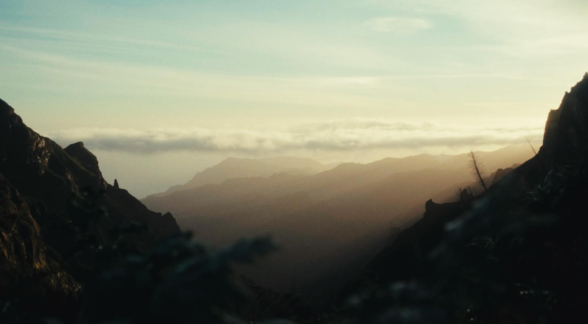 a view of the mountains from a high point of view